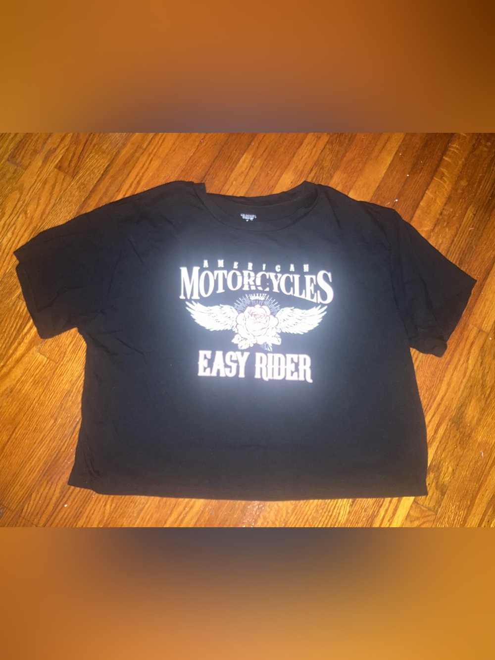 American Motorcycles Easy Rider Black Graphic Tee